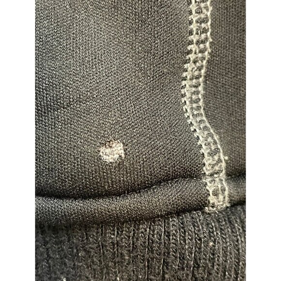 Free World bonded fleece full zip sweater jacket mens large black - Picture 7 of 11